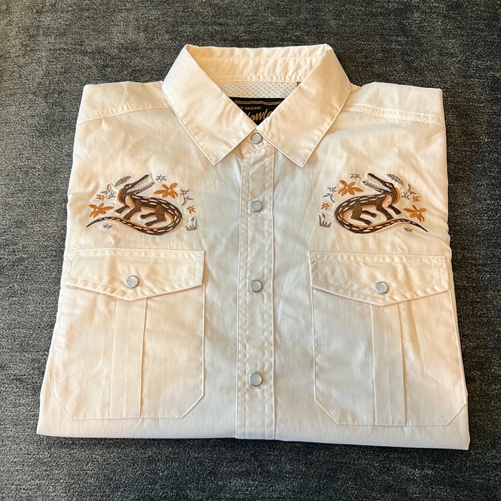 Howler Bros Gaucho Snapshirt - Lazy Gators